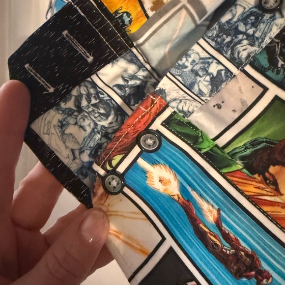 Robert Graham Multicolor Comic Print Shirt - Picture 9 of 11